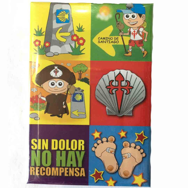 Imán Plástico Símbolos Sin Dolor no hay recompensa