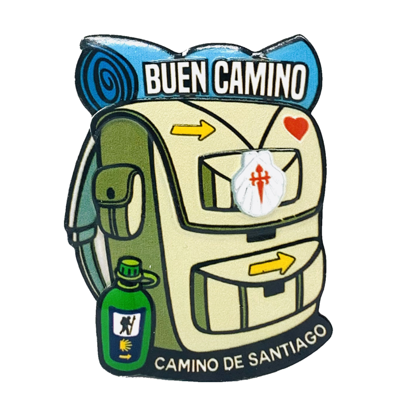 Iman Resina 3D Mochila Camino de Santiago