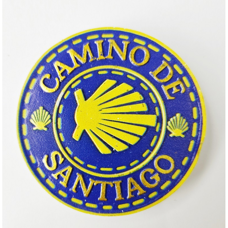 Imán Resina Estrella Redondo Camino De Santiago MyL