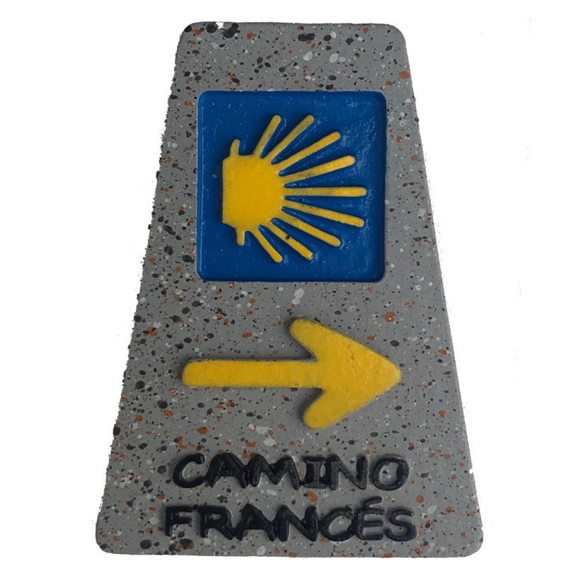 Imán Resina Mojón Camino Francés