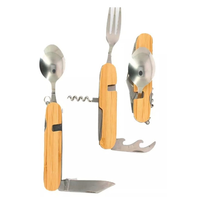 Juego De Cubiertos Elementerre Cando Madera