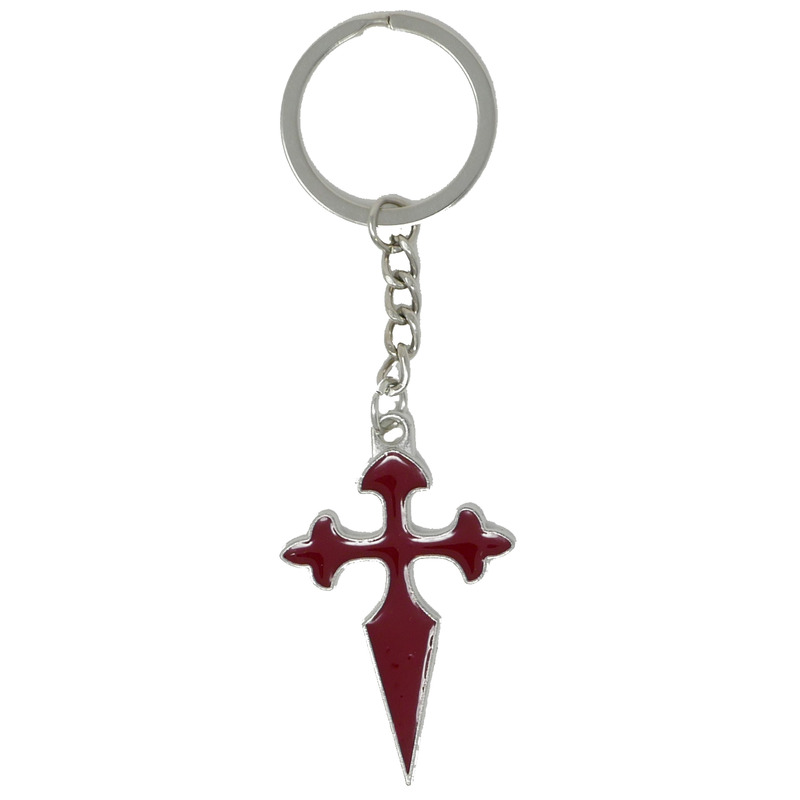 Llavero Cruz de Santiago Metal