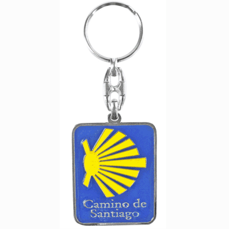Llavero metal Estrella Camino de Santiago