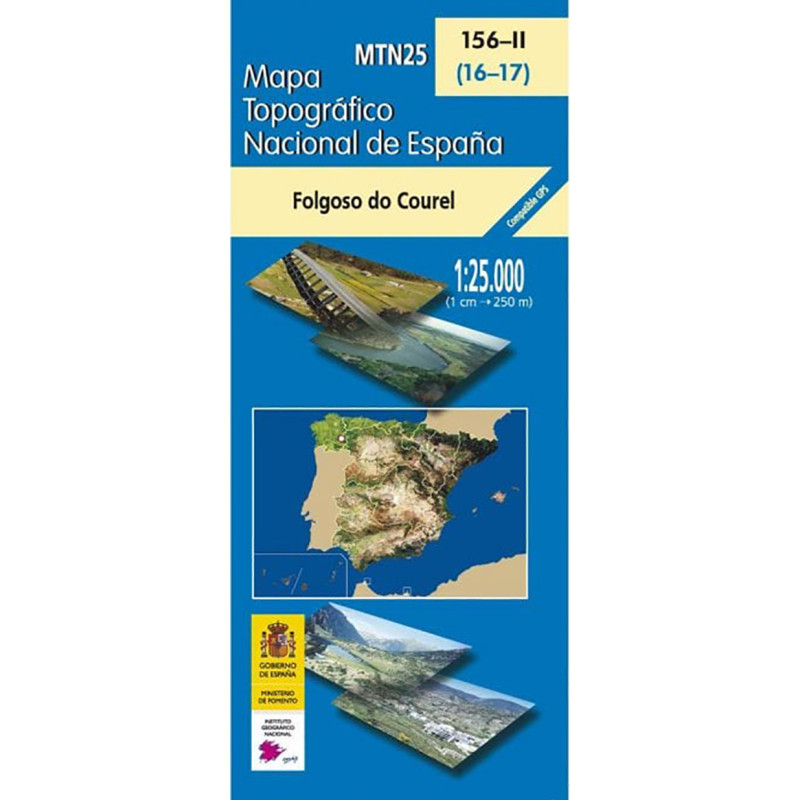 Mapa Folgoso Caurel 156-2 IGN 1:25.000