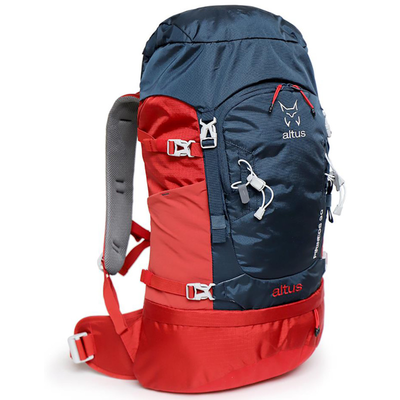 Mochila Altus Pirineos 30 Azul/Rojo