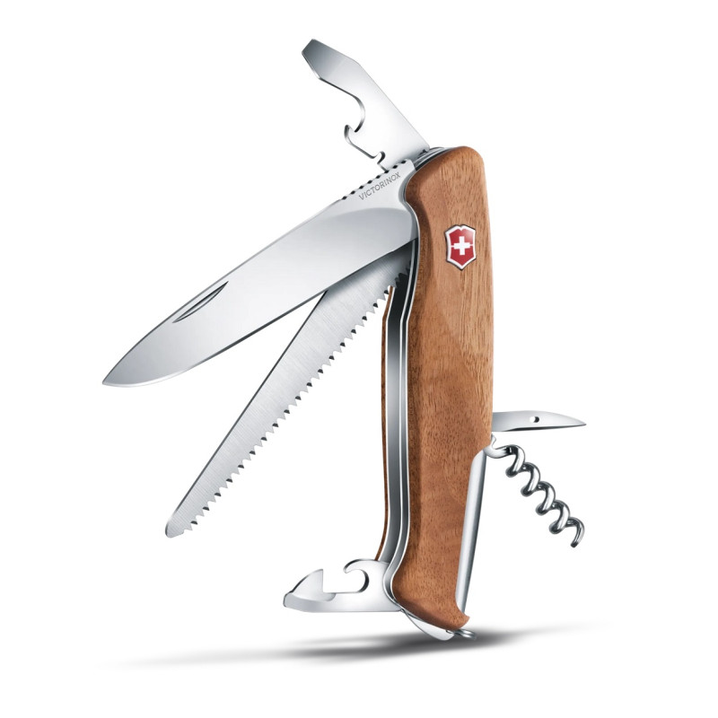 Navaja Victorinox Ranger 55 Wood 10 Usos 130 mm Madera