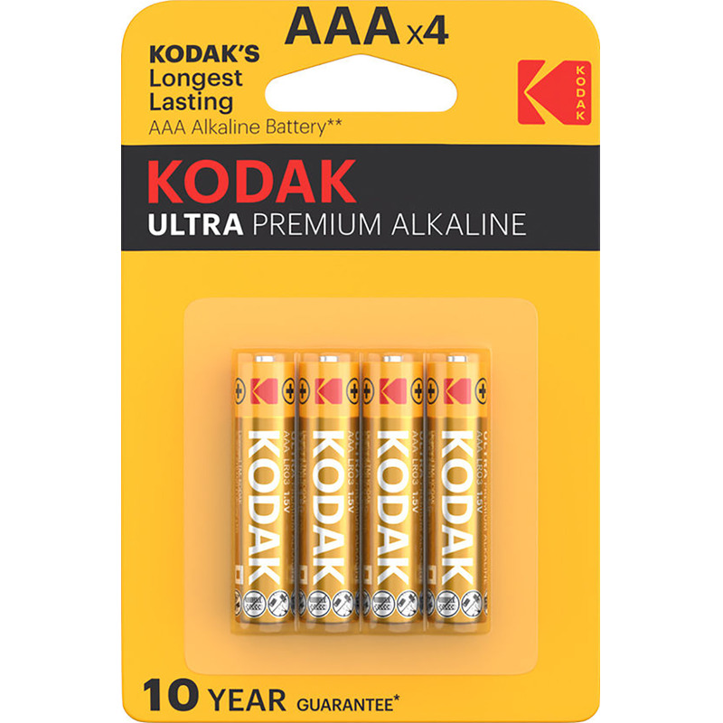Pilas Alcalinas Kodak Ultra Premium Alkaline AAA LR03