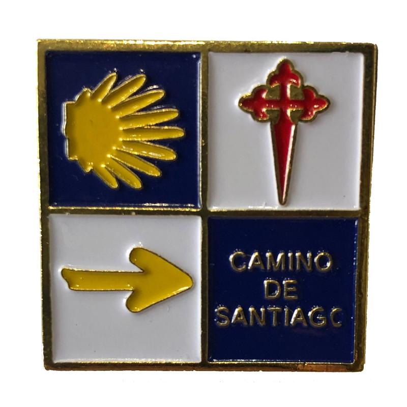 Pin Flecha, Cruz y Estrella Camino de Santiago
