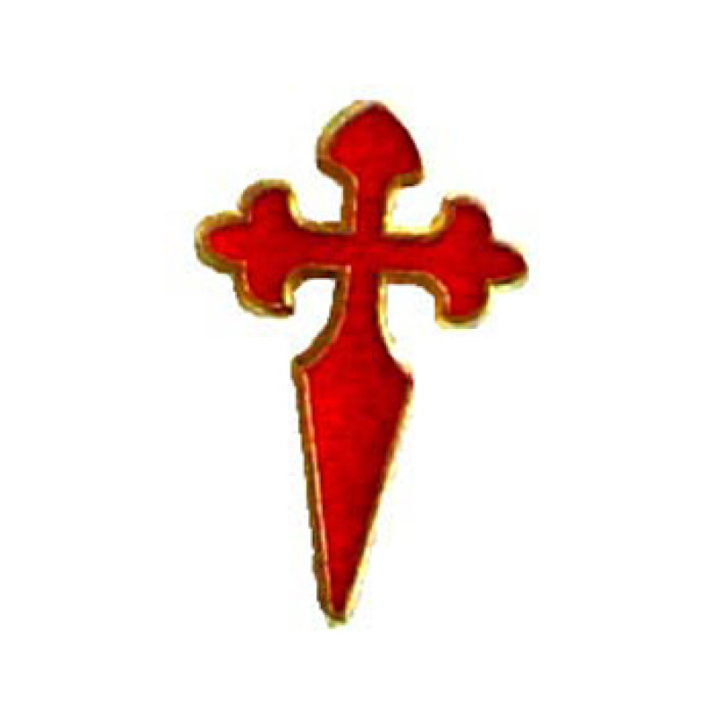 Pin Metal Cruz de Santiago