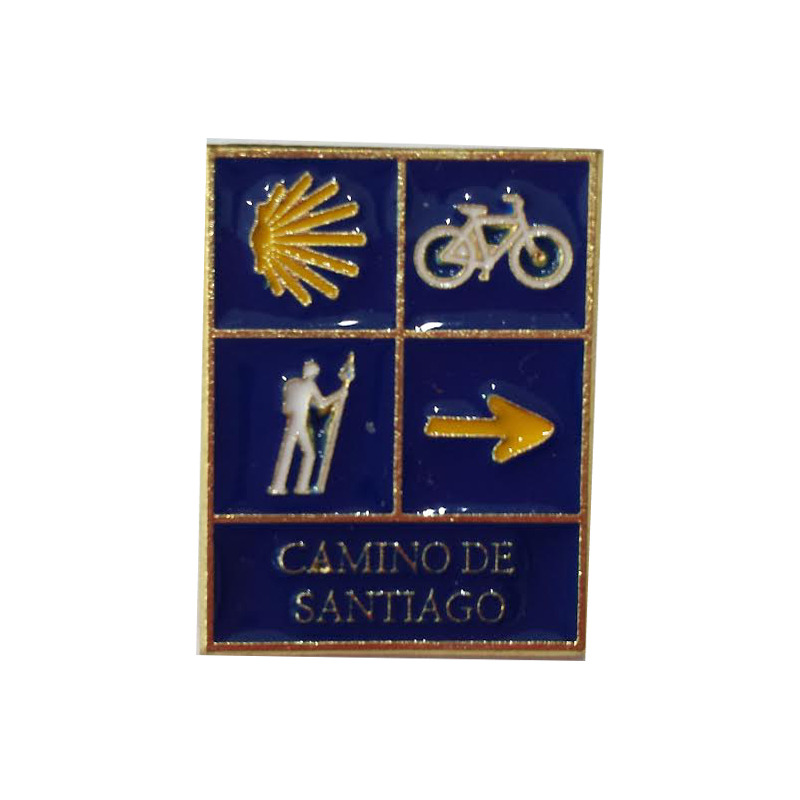 Pin Peregrino, Bici, Estrella y Flecha Camino de Santiago