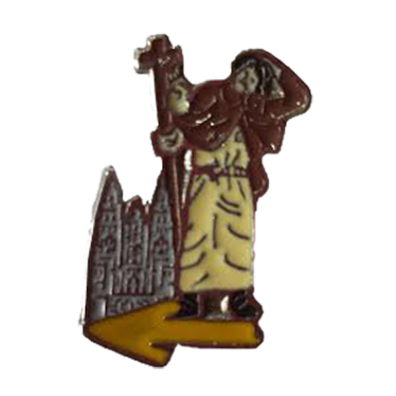 Pin Peregrino y Flecha metal