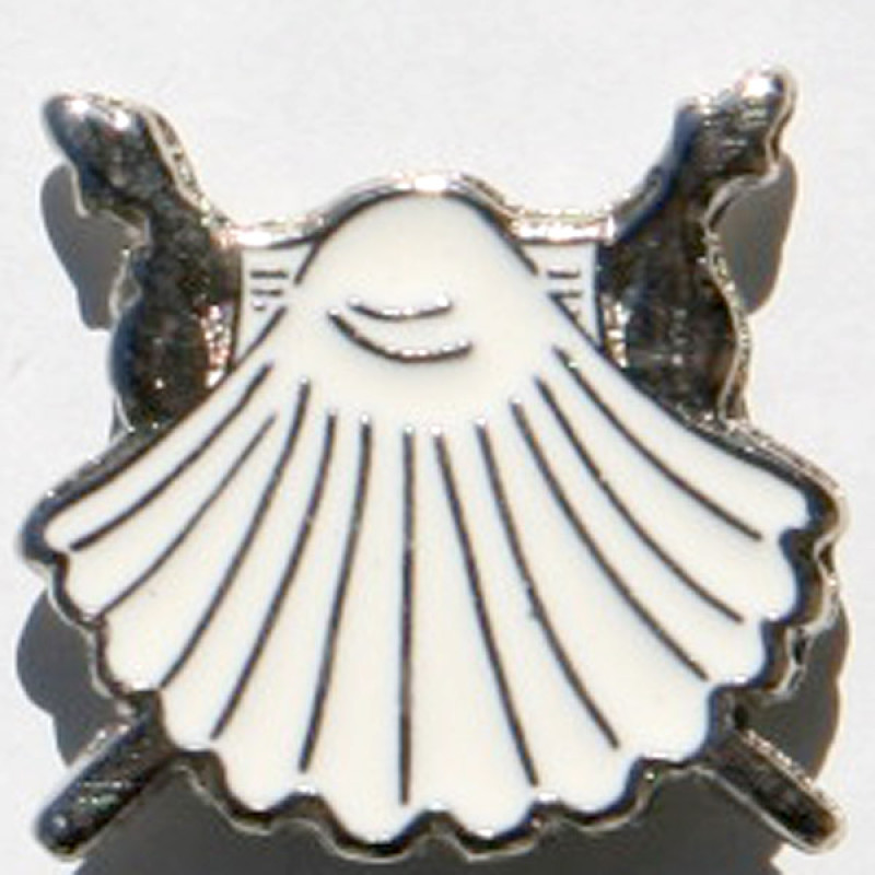 Pin Vieira Blanca Metal