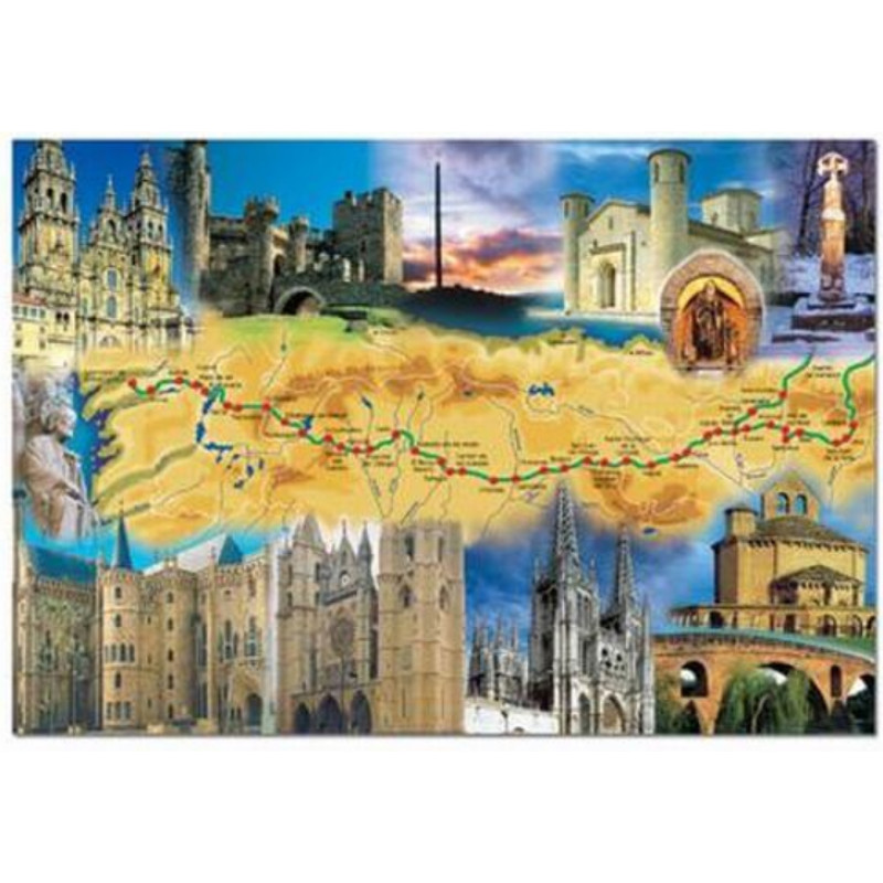 Puzzle Camino de Santiago 1000 Piezas