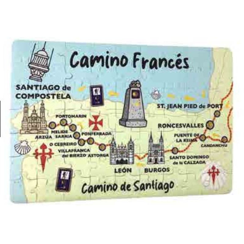 Puzzle imantado Camino Francés