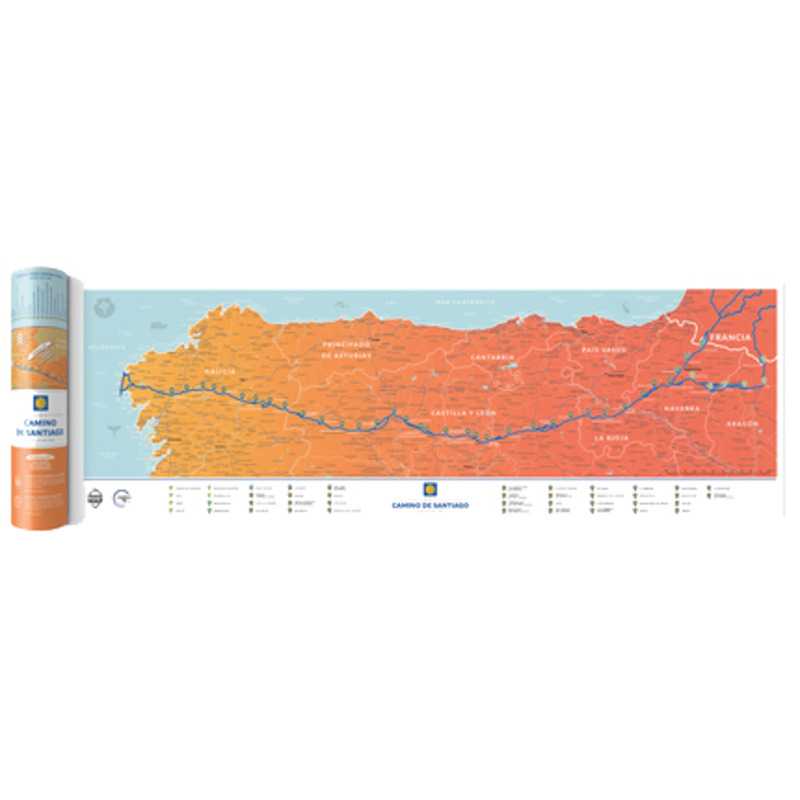 Rasca el Camino de Santiago