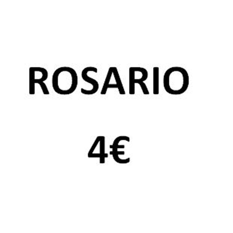 Rosario multicolor concha y cruz de Santiago