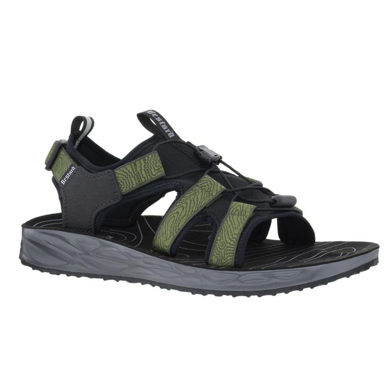 Sandalia Bestard Cross Negro/Verde