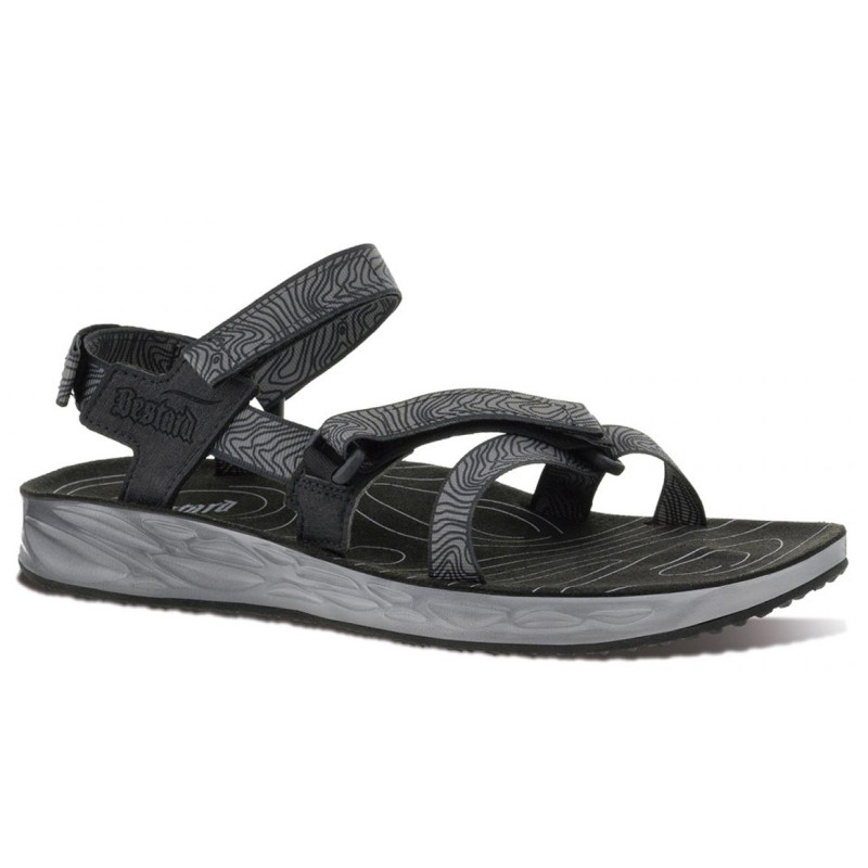 Sandalia Bestard Trail Gris/Negro