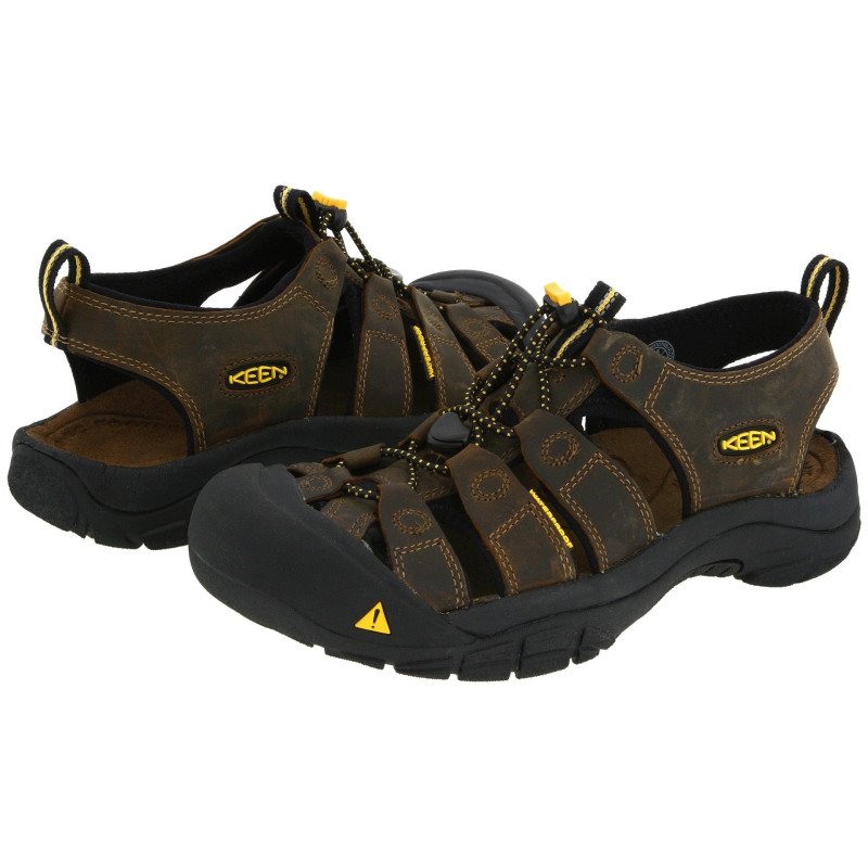 Sandalia Keen Newport Cuero Marrón Chocolate