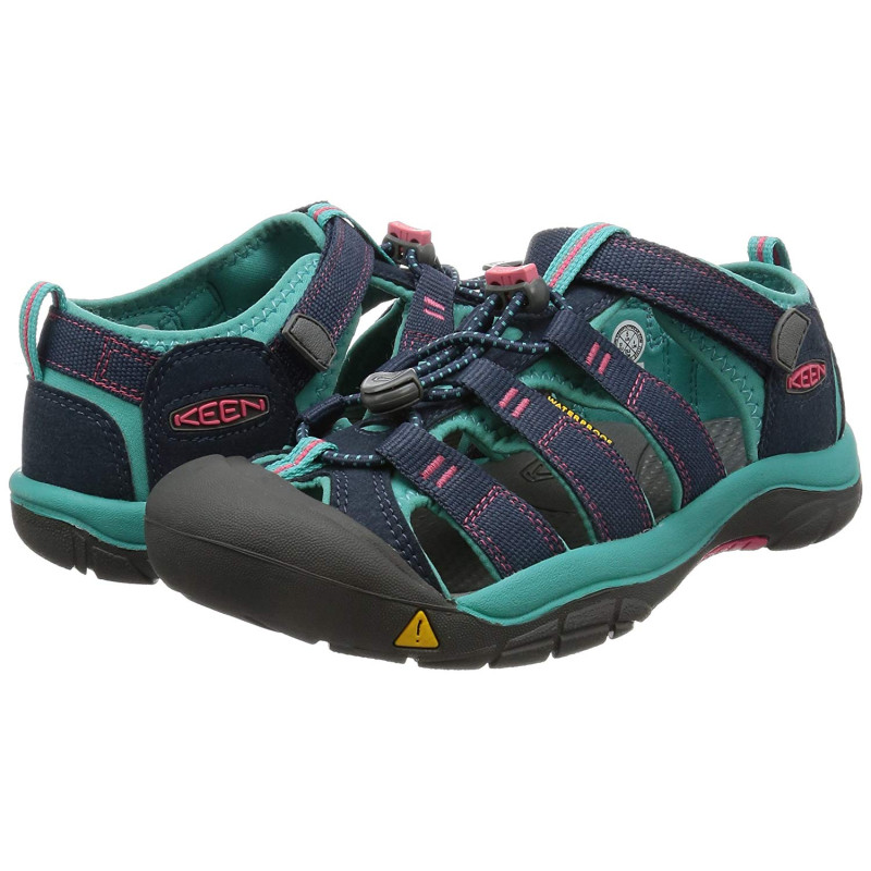 Sandalia Keen Newport H2 Youth Marino/Turquesa/Rosa