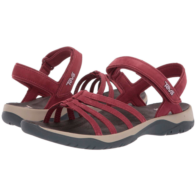 Sandalia Teva Elzada Leather Granate