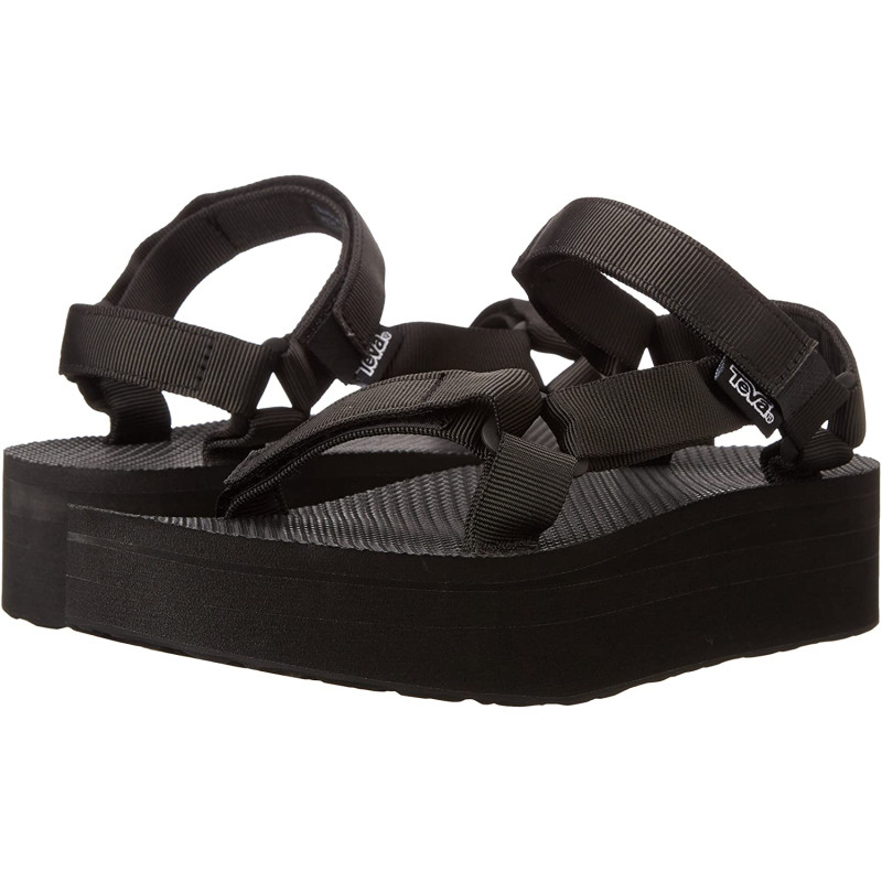 Sandalia Teva Flatform Universal W Negro