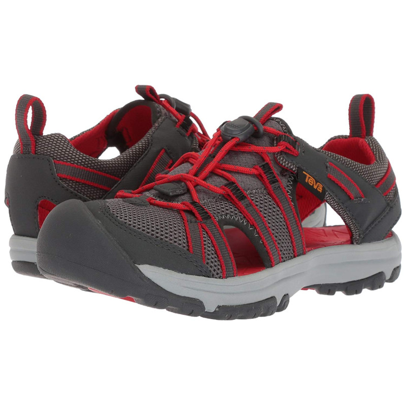 Sandalia Teva Manatee Kid Gris/Rojo