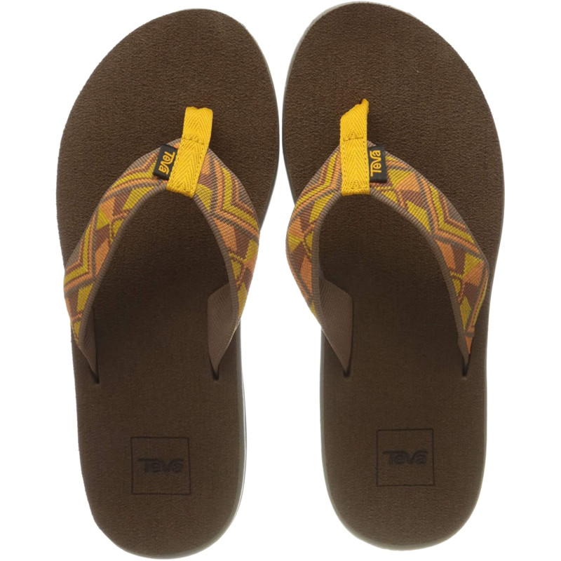 Sandalia Teva Voya W Flip Amarillo/Marrón