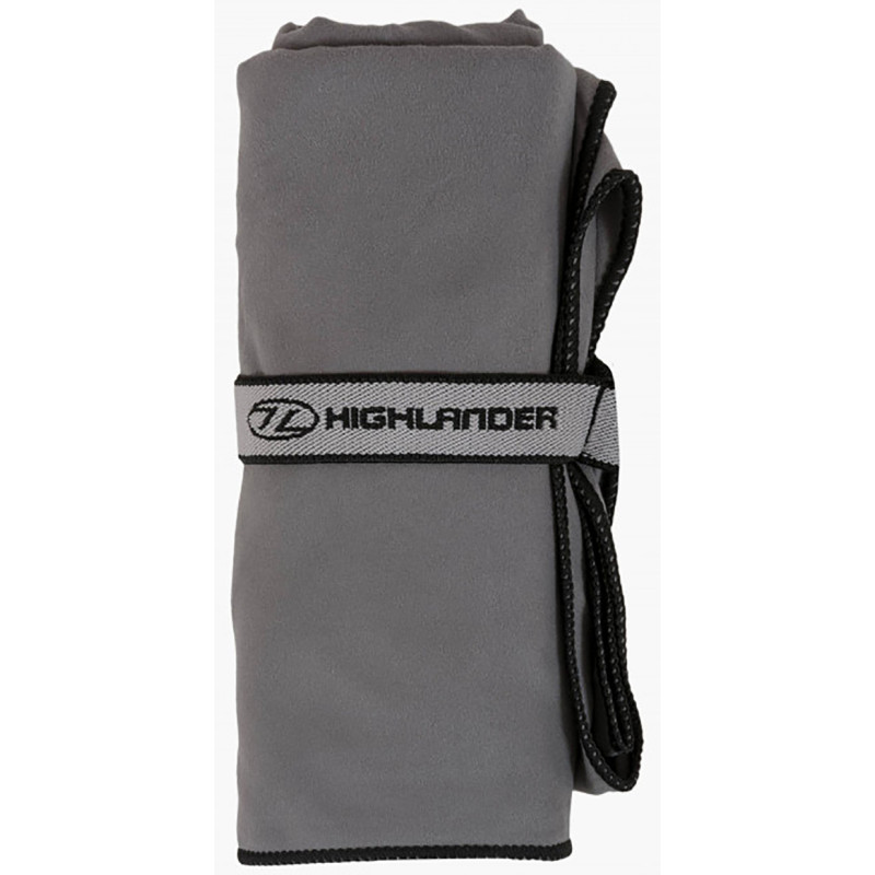 Toalla Highlander Microfibre Travel Towel XL Gris