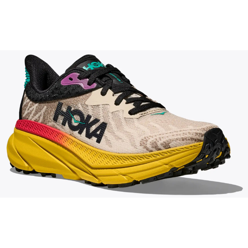 Zapatilla Hoka Challenger Atr 7 W Gris/Amarillo