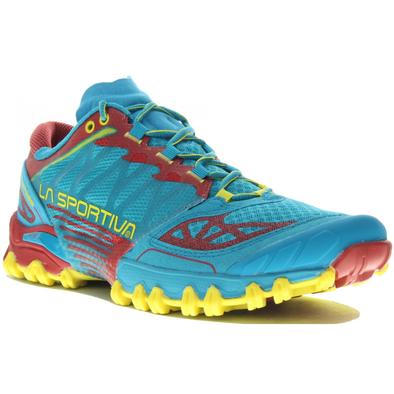Zapatillas La Sportiva Bushido Azul/Rojo/Amarillo
