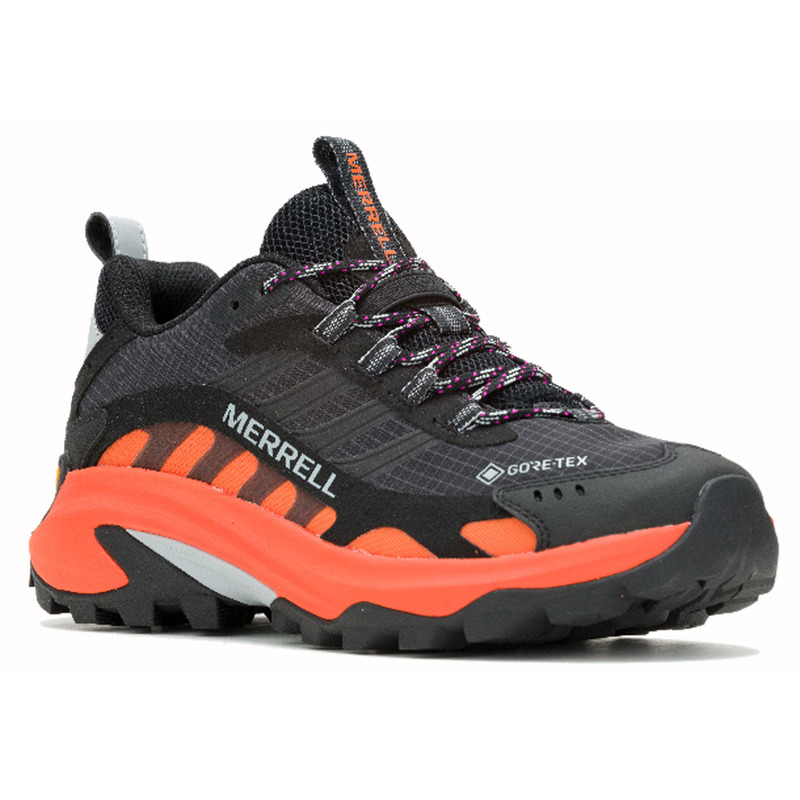 Zapatilla Merrell Moab Speed 2 GTX W Negro/Naranja