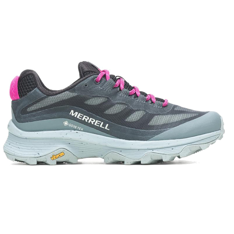 Zapatilla Merrell Moab Speed GTX W Negro/Gris/Fucsia
