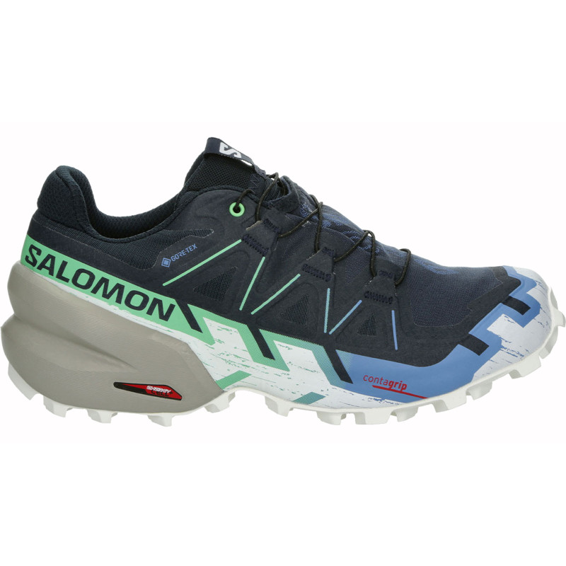 Zapatilla Salomon Speedcross 6 GTX W Marino/Verde