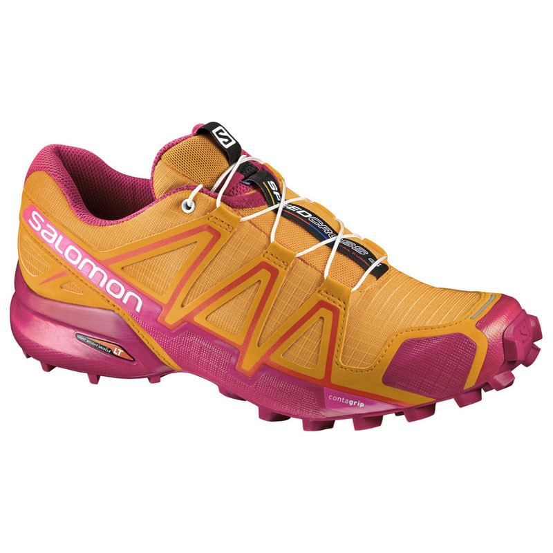 Zapatilla Salomon Speedcross 4 W Amarillo/Rosa