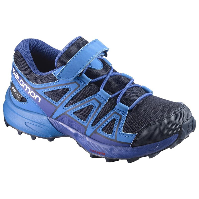Zapatilla Salomon Speedcross CSWP K Marino/Azul