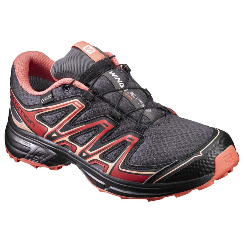 Zapatilla Salomon Wings Flyte 2 GTX W Negro/Rojo