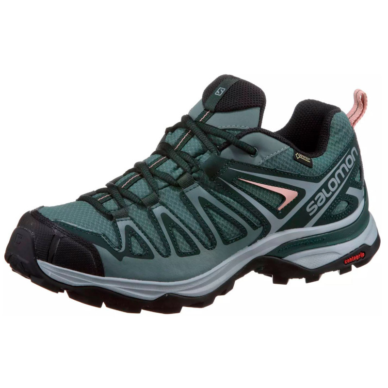 Zapatillas Salomon X Ultra 3 Prime GTX W Verde/Negro