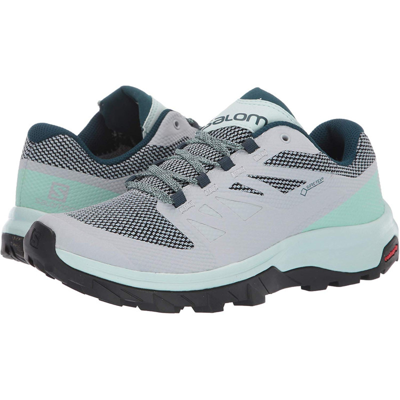 Zapatillas Salomon Outline GTX W Perla/Verde