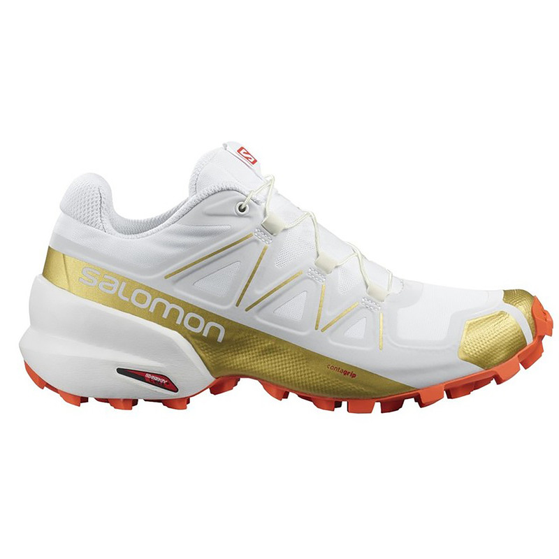 Zapatillas Salomon Speedcross 5 LTD Blanco/Dorado