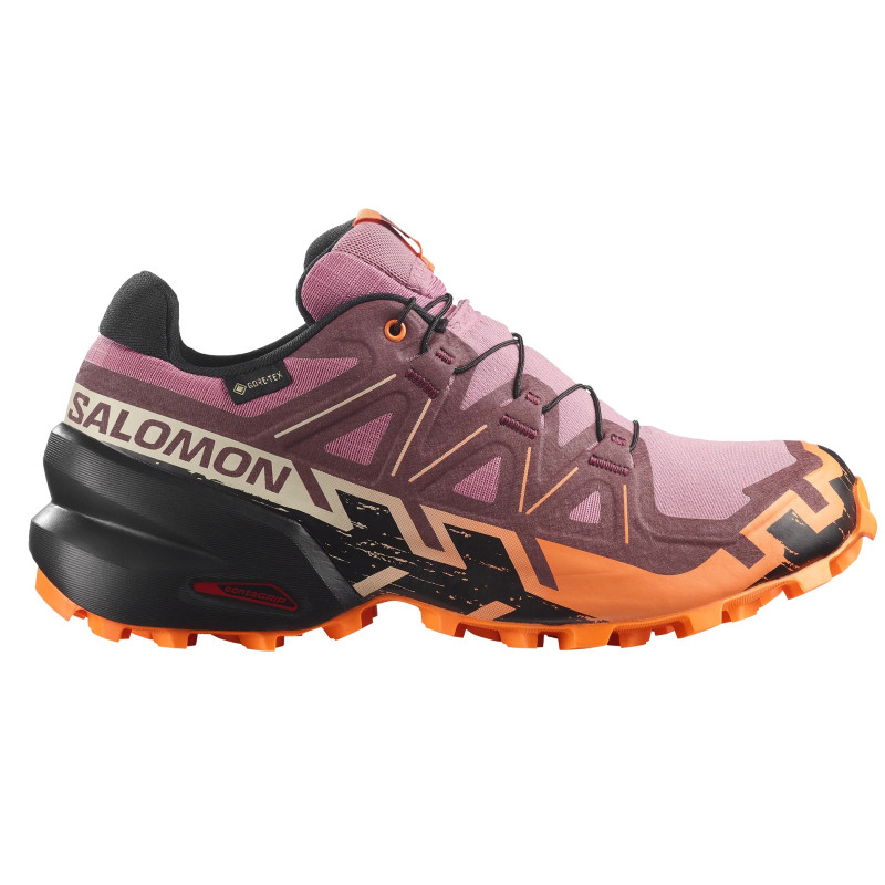 Zapatillas Salomon Speedcross 6 GTX W Morado/Naranja