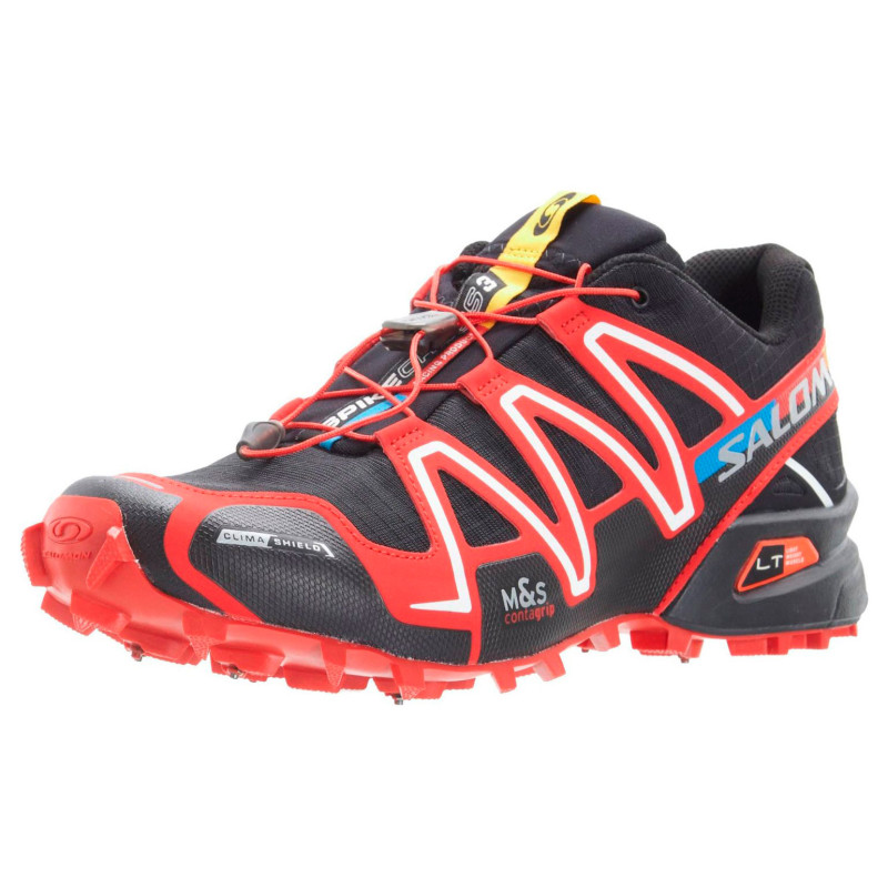 Zapatillas Salomon Spikecross 3 CS Negro/Rojo/Blanco