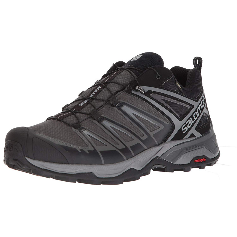 Zapatillas Salomon X Ultra 3 Wide GTX Negro/Gris