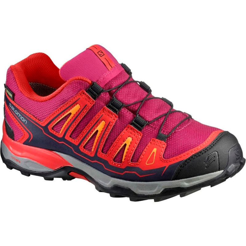 Zapatillas Salomon X Ultra GTX J Fucsia/Rojo