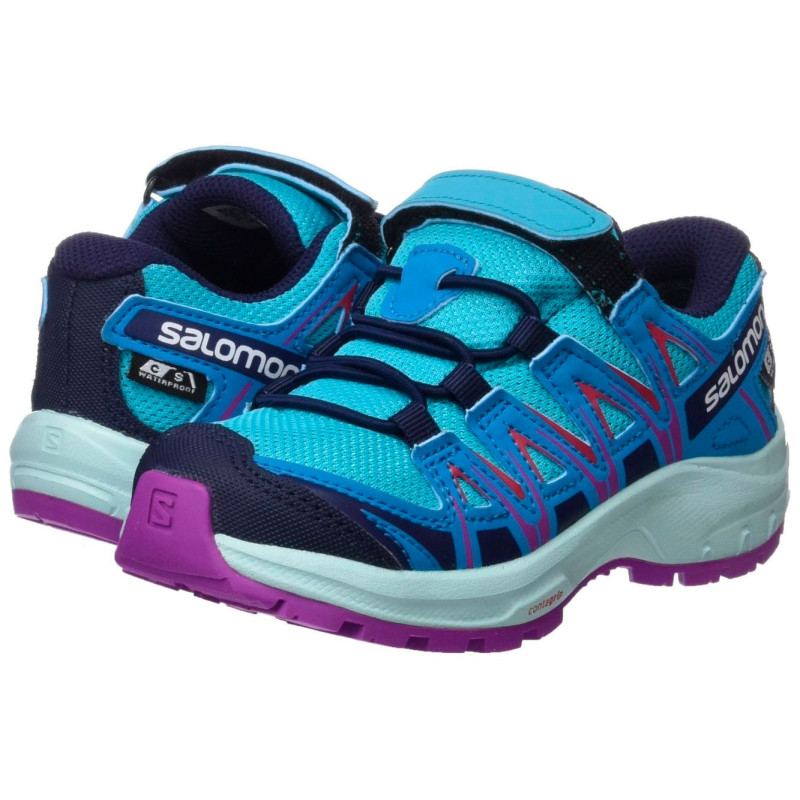 Zapatillas Salomon Xa PRO 3D CSWP K Aguamarina/Rosa