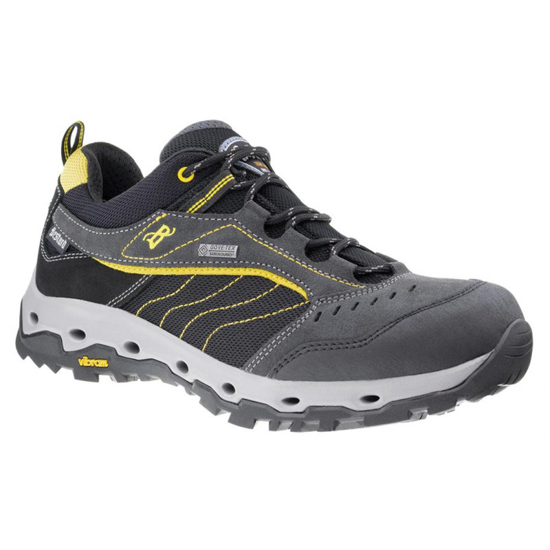 Zapato Bestard Space Low GTX Negro/Gris/Amarillo