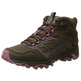 Bota Merrell Moab FST Mid GTX W Marrón/Rosa