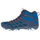 Bota Merrell Moab FST 2 Mid GTX Azul/Naranja