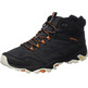 Bota Merrell Moab FST Mid GTX Negro/Naranja