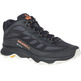 Bota Merrell Moab Speed Mid GTX Negro/Naranja